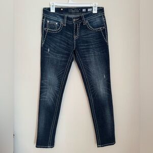 Miss Me Signature Skinny Jeans Women’s Size 28 x 31 JS5016S2 Dark Wash Stretch